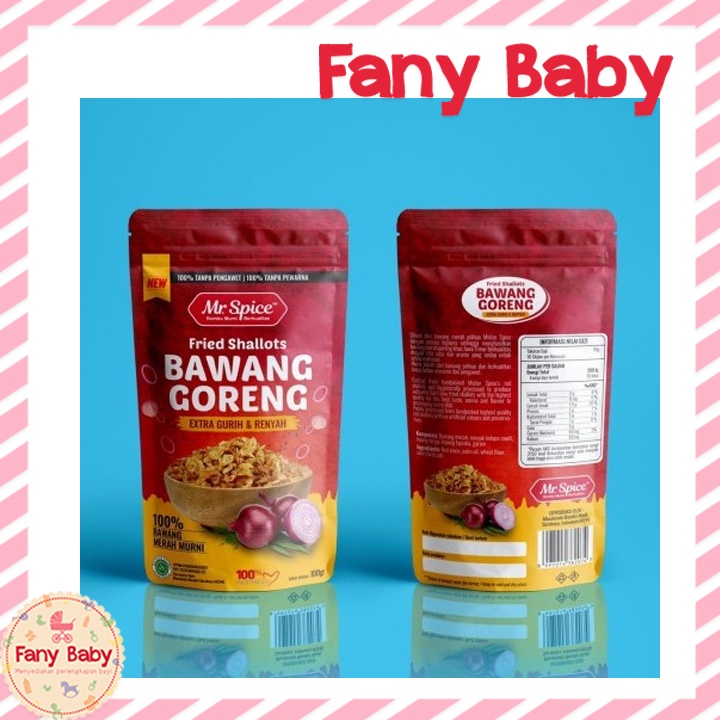 MR. SPICE BAWANG MERAH GORENG POUCH 100GR