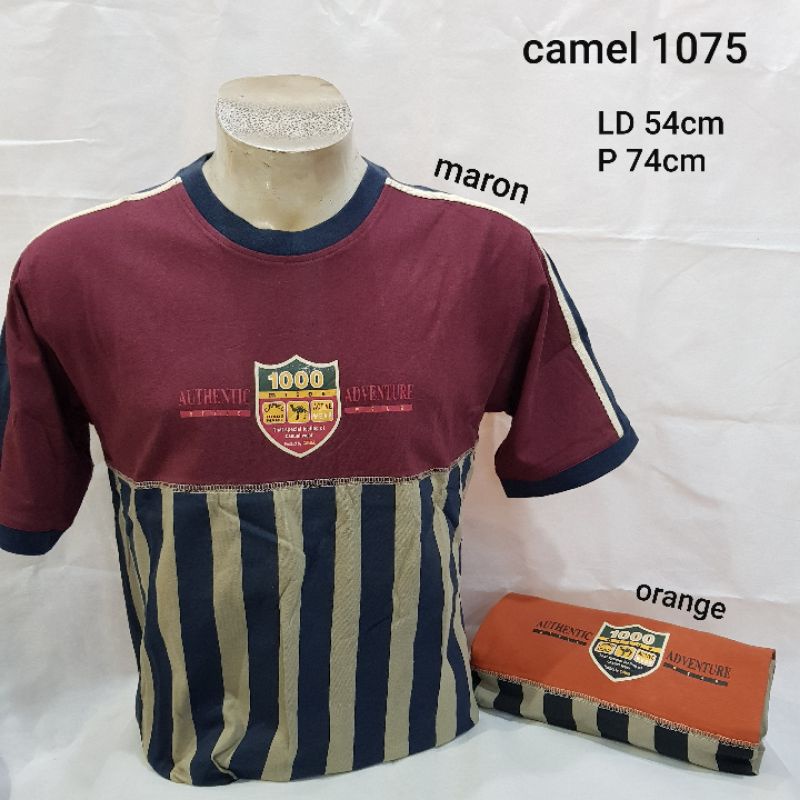 kaos oblong pria motif gambar murah obral cuci gudang merah