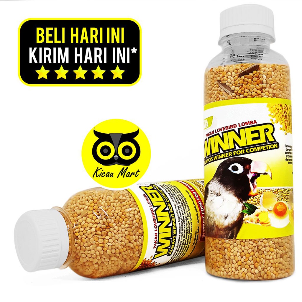 PAKAN MAKANAN LOMBA KONTES BURUNG LOVEBIRD BIJI MILLET MILET WINNER COMPETITION EXTRA POWDER PWLOCSR