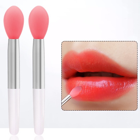 1pcs Kuas Masker Bibir Silikon Kuas Bibir Mini Kecil Portable Brush Makeup Alat Perawatan Bibir