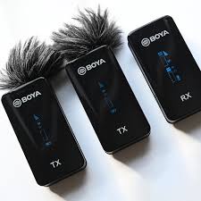 Microphone Mic Clip On Wireless Kamera HP Boya BY-XM6-S2 2.4GHz S1 &amp; S2