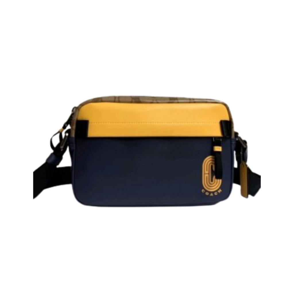 Coach Edge Belt Bag In Colorblock Aegean (C2373)