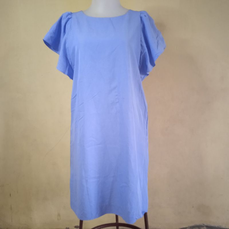 Dress ROPE PICNIC/ Dress Biru/ Dress Polos