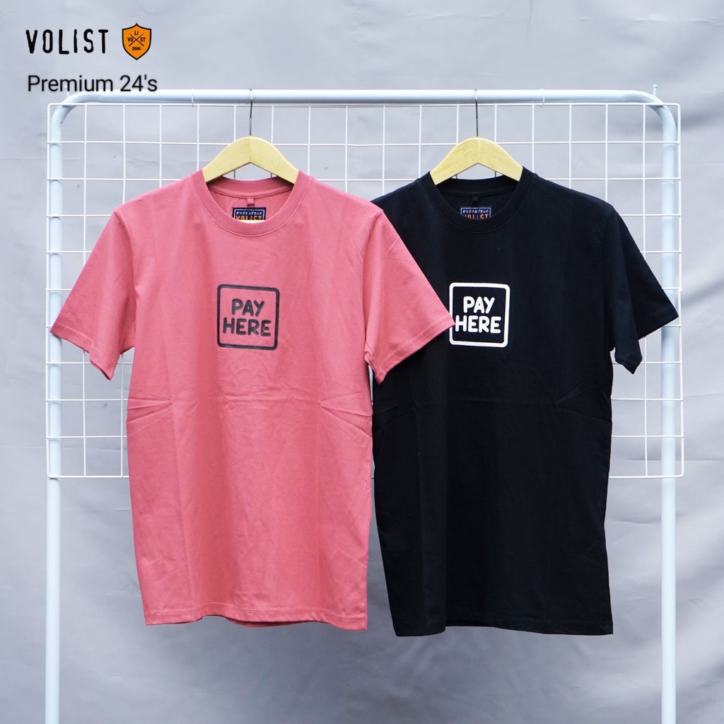 KAOS PREMIUM//DiStro T-SHIRT VOLIST PREMIUM CATTON  24 S