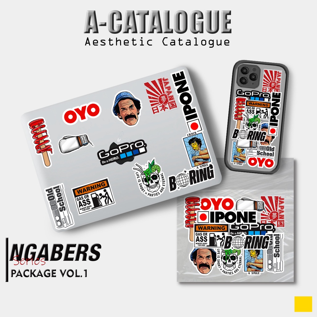 

Sticker Aesthetic Waterprooft Ngabers Fvck Boy Series
