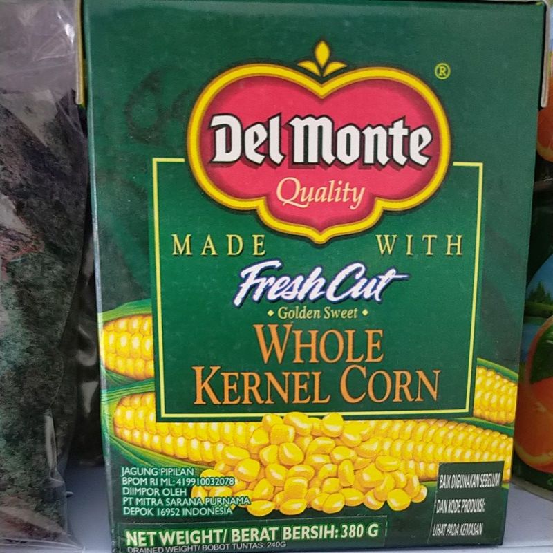 

Delmonte Whole Kernel Corn 380 Gram