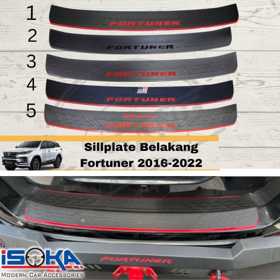 Sillplate Belakang Fortuner 2016 - 2022