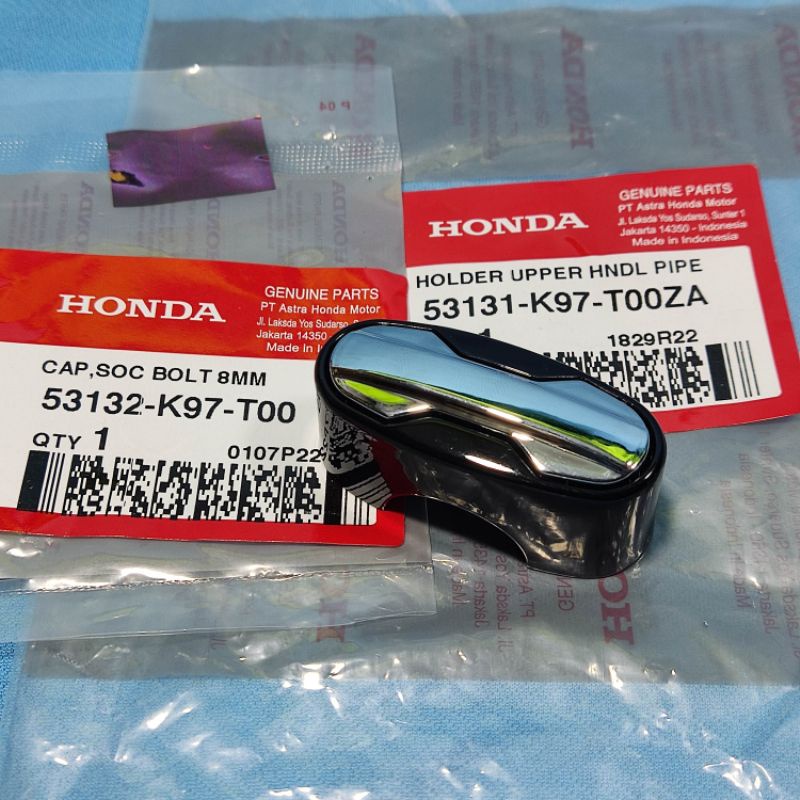 Holder Upper Handle Dudukan Raiser Setang Stang Atas PCX 150 Lokal K97 Ori