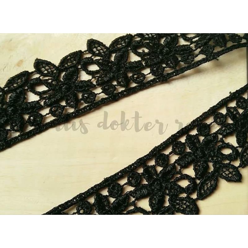 Renda giper 3,5cm hitam