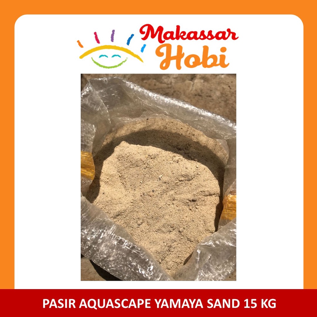 Pasir Yamaya Sand 15-20 kg Aquarium Aquascape Substrat Hias Dasar Akuarium