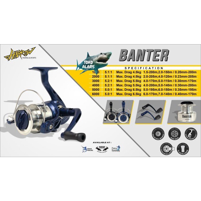 REEL HARROW BANTER - 1000