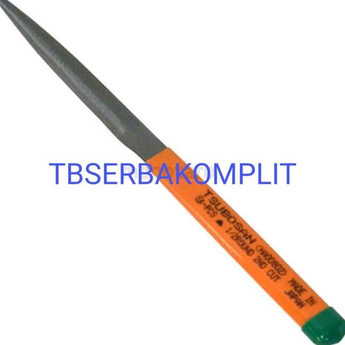 Tsubosan Kikir Besi 1/2 bulat 9.5mm x 3.5mm HA-00802 Half Round Files sumberh11 Ayo Beli