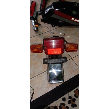spakbor belakang besi honda win set original copotan tinggal pasang