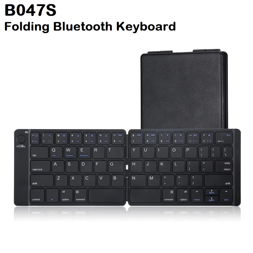 AKN88 - B047S - Universal Folding Portable Bluetooth Keyboard Portable