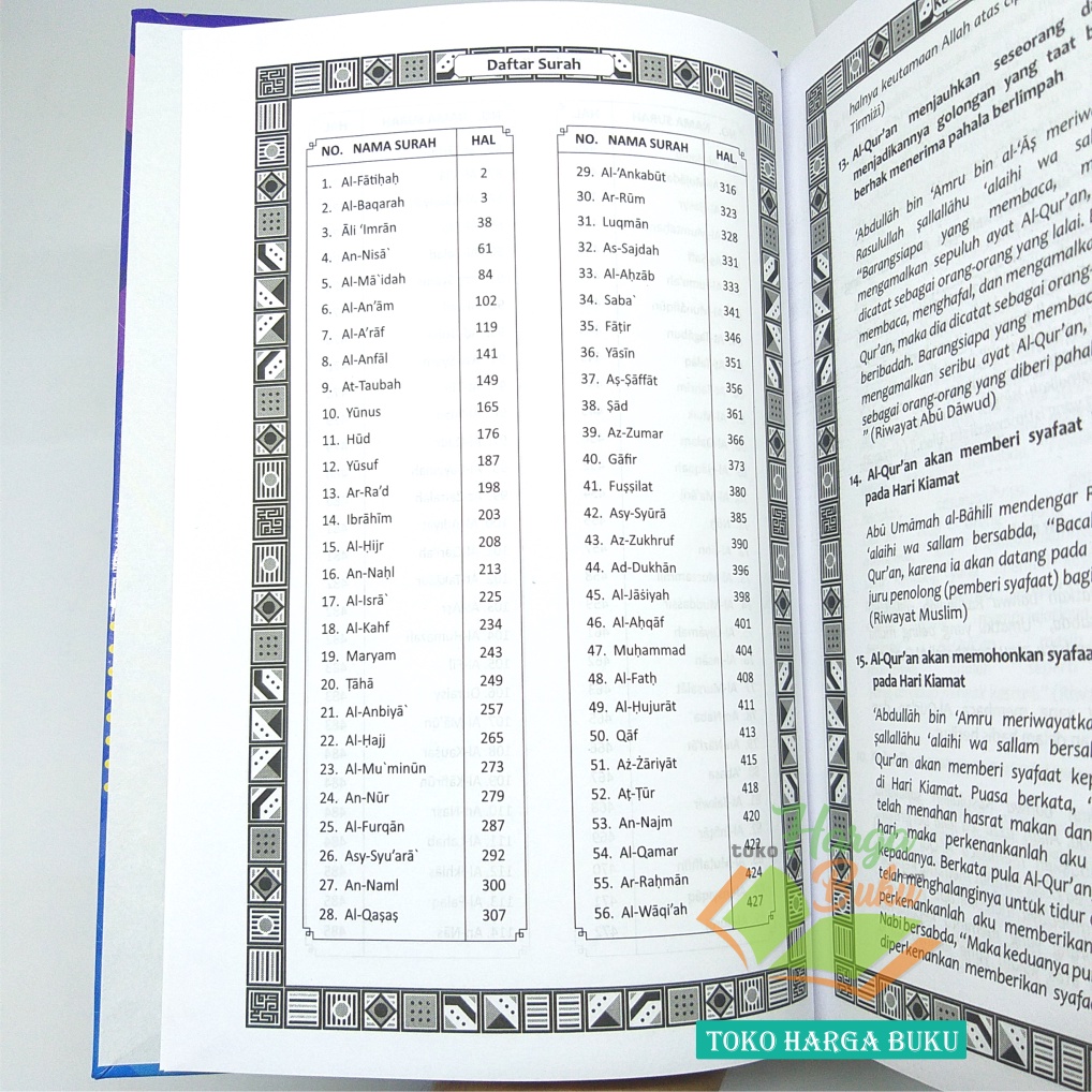 Al-Quran Al-Hamid BOMBAY BERGARIS A5 HC Khot Bombai  Mushaf Al Qur'an Tilawah Dilengkapi Ilmu Tajwid Doa-Doa dalam Al Qur'an dan Hadits-Hadits Keutamaan Al-Qur'an Penerbit Cahaya Quran