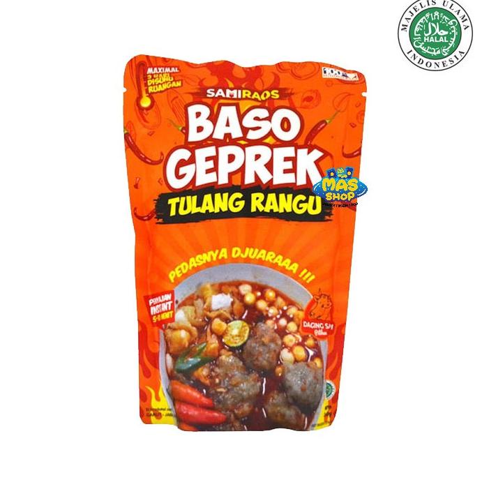

5.5 Flash Sale Baso Aci GEPREK samiraos tulang rangu Boci Seblak geprek soun mie Boci Djuara Baso geprek tulang rangu baso aci geprek soun seblak geprek original produk sami raos