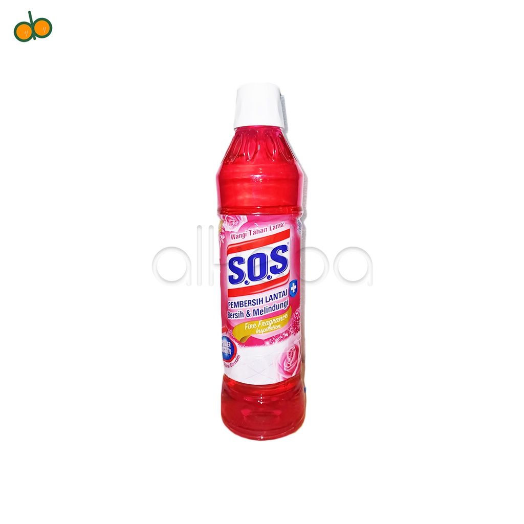 Floor Cleaner Anti Bacterial Pembersih Lantai SOS kemasan botol 800 ml