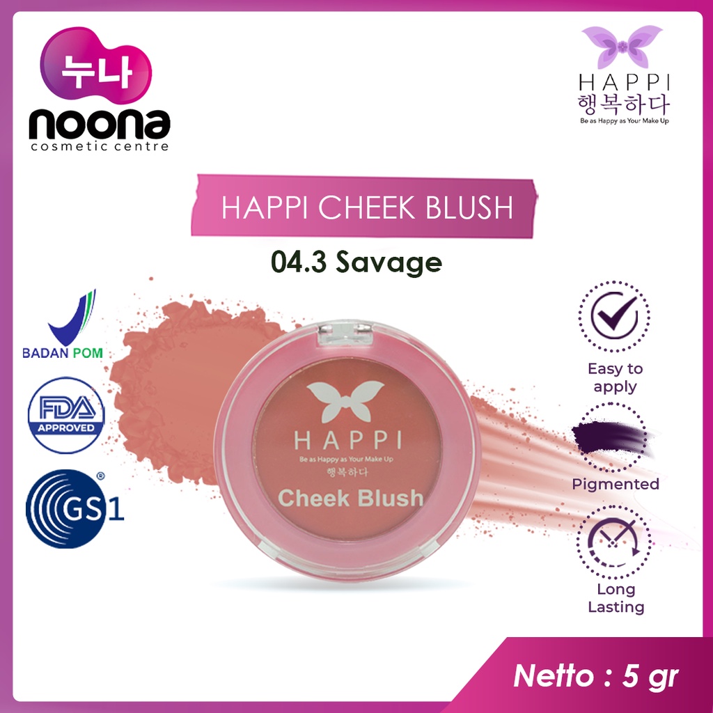 HAPPI CHEEK BLUSH 5 GR -NJ