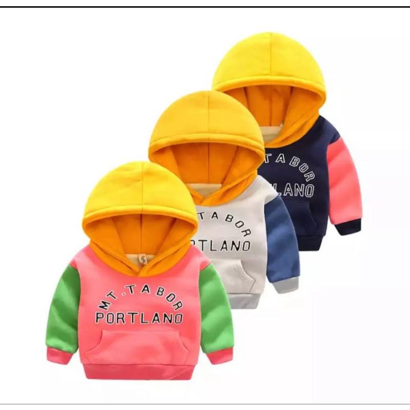 PROMO - SETELAN HOODIE ANAK LAKI LAKI PEREMPUAN UMUR 1-5 TAHUN SETELAN PORTLLANO SETELAN HOODIE ATAS