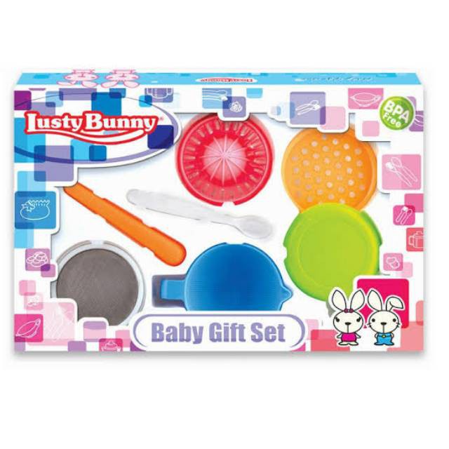 ❣️Rakkistore99❣️ Lusty Bunny Feeding Set LB- 1852 | Tempat Makan Bayi