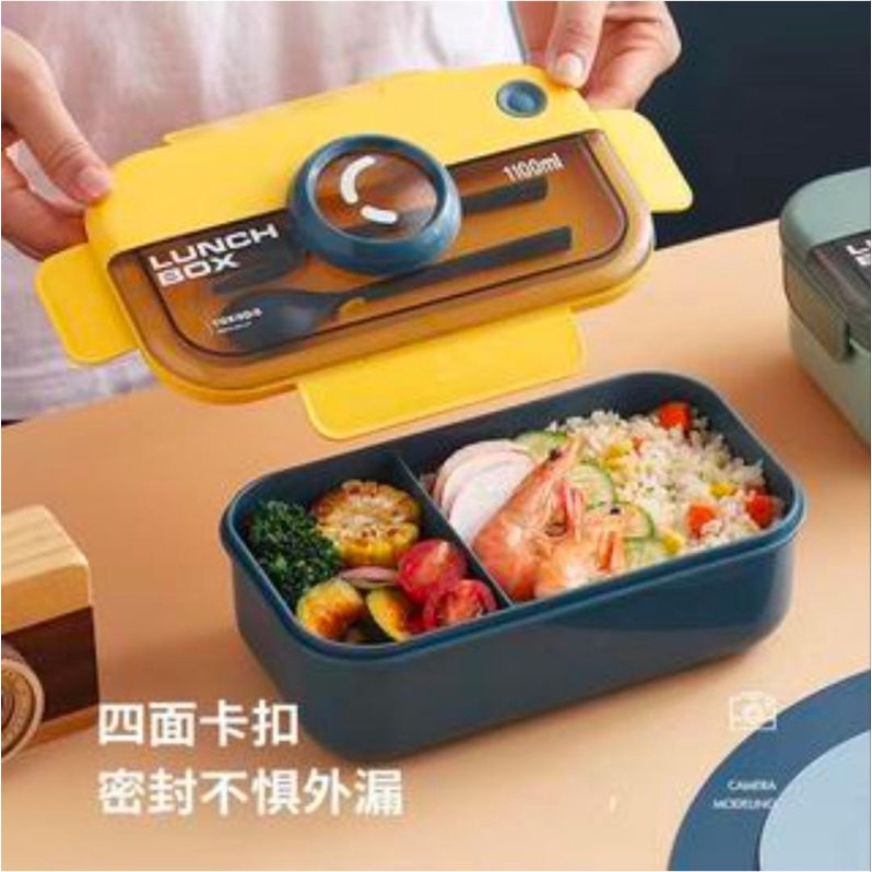 LUNCH BOX KOTAK MAKAN MICROWAVE BENTUK CAMER 1100 ML