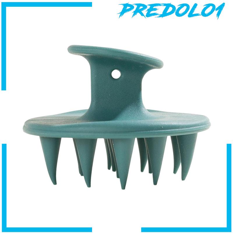 [Predolo1] Sikat Keramas Rambut Silikon Scrubber Shower Hair Brush Alat Pembersih Rambut