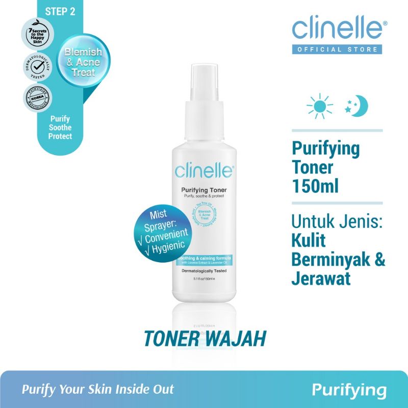 ☘️Yuri Kosmetik☘️ Clinelle Shooting Skin Toner 150ML