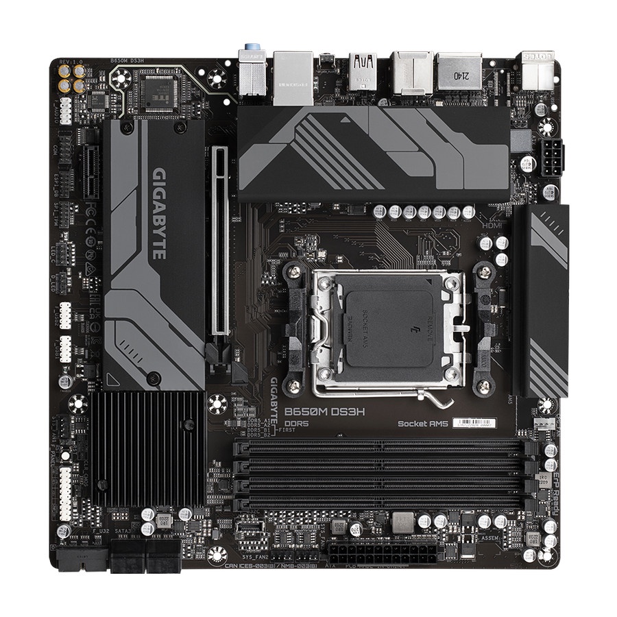 Mainboard Gigabyte B650M DS3H - Micro ATX Motherboard AMD AM5 DDR5