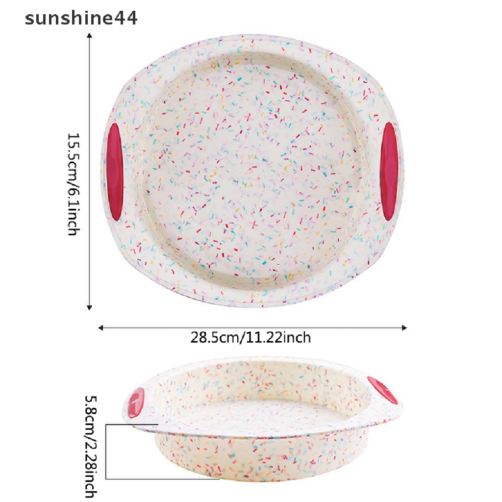 Sunshine 19-31 cm Cetakan Silikon Kue Besar Berbagai Bentuk Cetakan Kue Kering Roti Alat Baking.