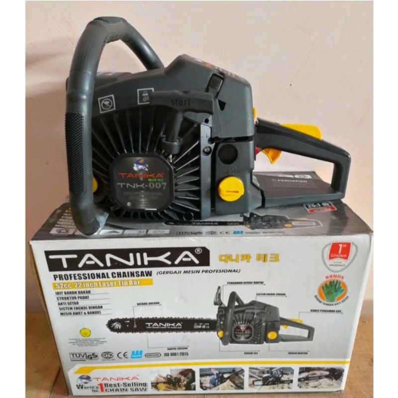 Tanika 007 Chainsaw Tanika 007/ Mesin Gergaji Kayu TNK 007 Original
