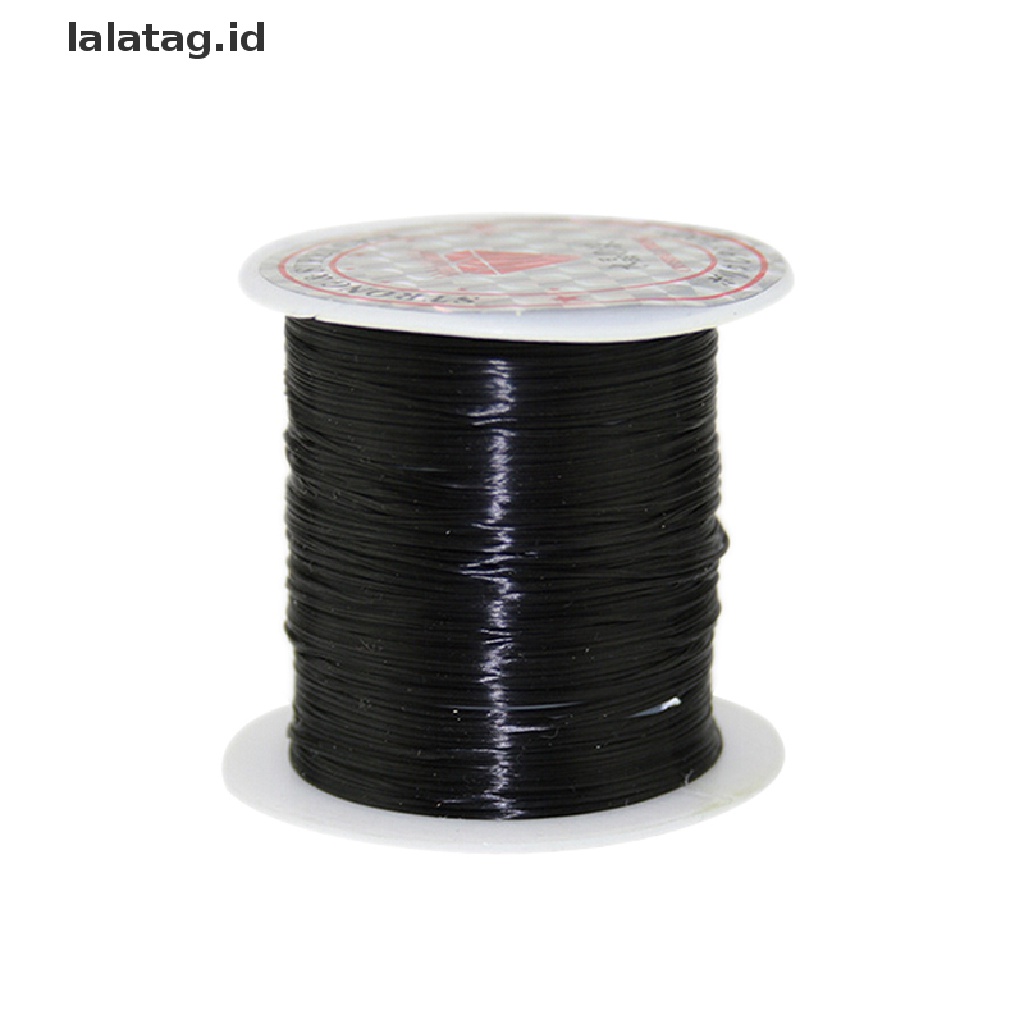 [lalatag] 10m Tali Elastis Stretch Kuat Wire rope Gelang Kalung String Manik 0.5mm, [ID]