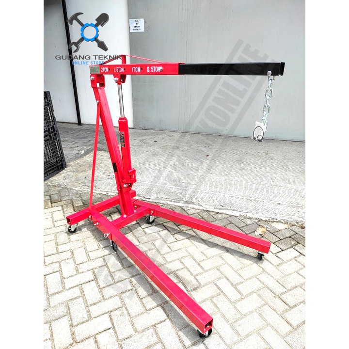 Engine Crane Dongkrak 2 Ton WESTCO / Engine Kren Shop Crane Alat Pengangkat Angkat Mesin Mobil Truck 2 Ton WESTCO