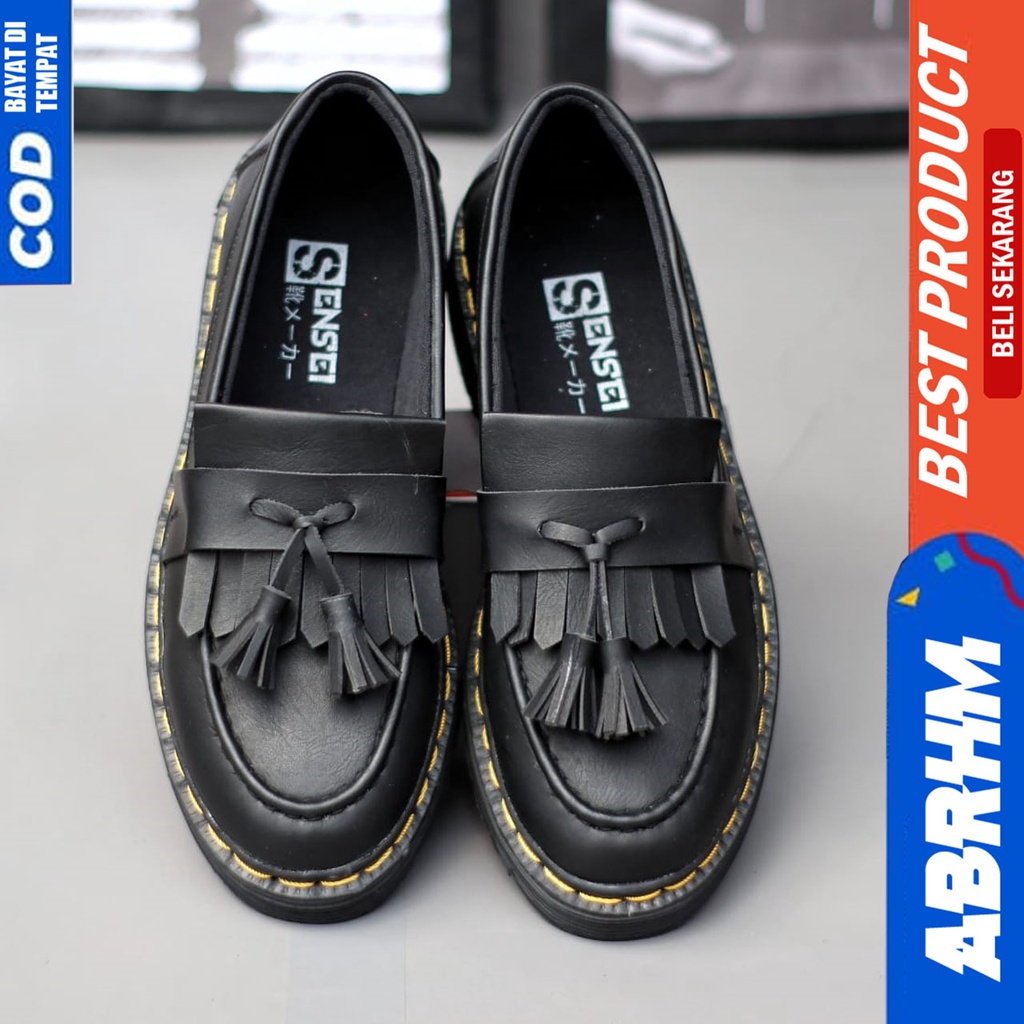 Sepatu Docmart Pria Formal Pantofel Kerja Kantor Abrhm VICTOR