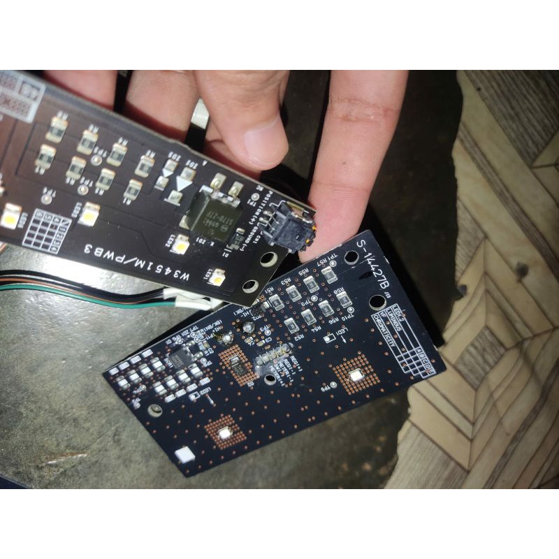 reflektor lampu depan satria fu 150 LED