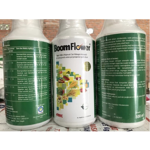 PUPUK CAIR BOOM FLOWER 500ML FUNGISIDA HORMON TUMBUHAN (ZPT) NUTRISI MAKANAN TANAMAN PUPUK MICRO MAJ