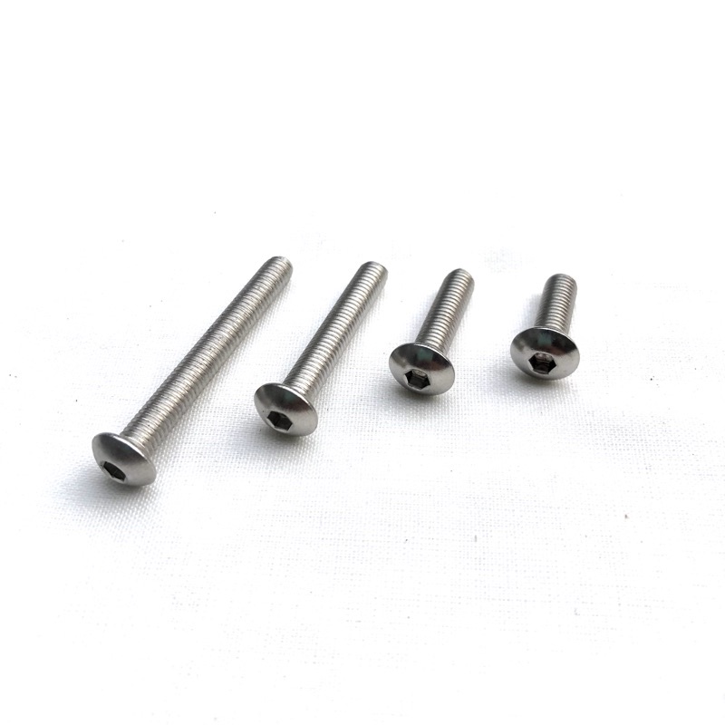 Baut L Button M5 x 40 (4 cm) Stainless Steel 304 Kunci L 3 / drat 8 /Baut Payung