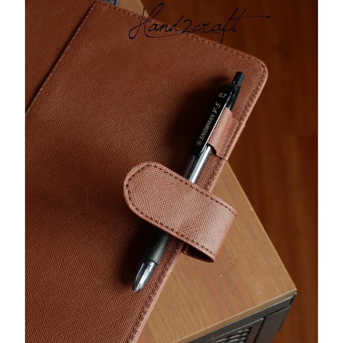 

binder a5 kulit Custom Nama dan Logo murah