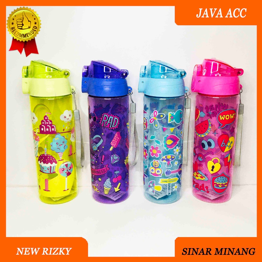 BPA FREE HX658 BOTOL AIR MINUMAN ANAK DRINKING WATER BOTTLE 600ML 0327
