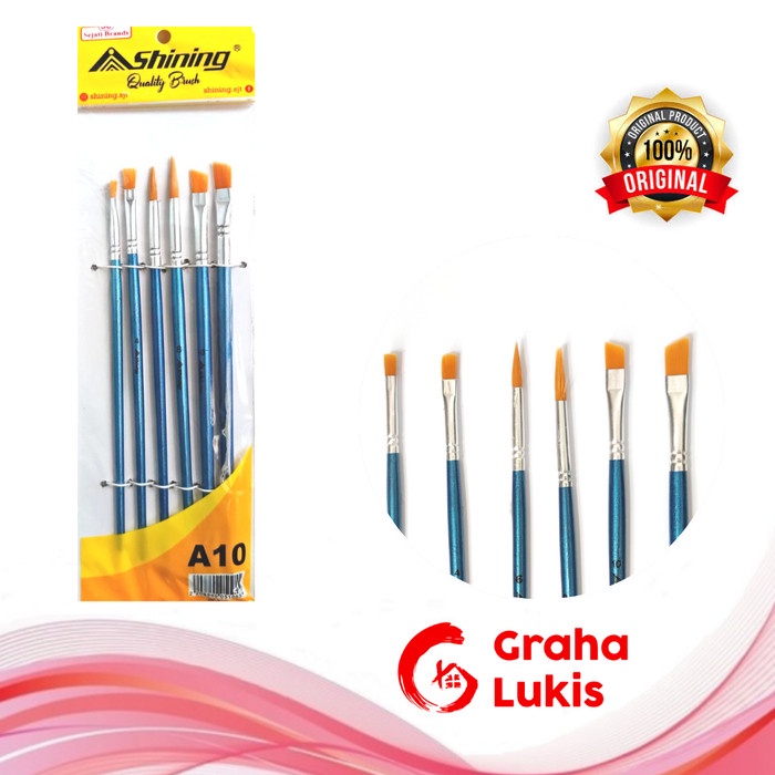 

Kulu Kuas Shining Brush Set 6 - A10