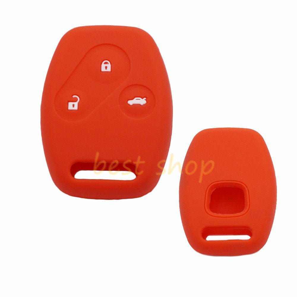 Silicone Key Case HONDA Jazz Brio CR-V CRV Civic Insight HRV Jazz ACCORD Tempat Kunci Mobil