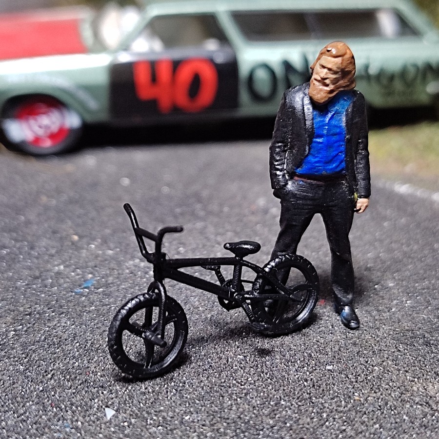 Sepeda BMX Velg Bintang Skala 1/64 - Aksesoris Diorama Diecast HW Mbx