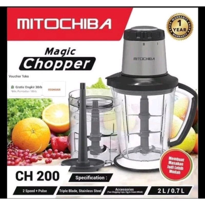 Mitochiba Chopper CH200 Preloved rasa NEW sekali pakai