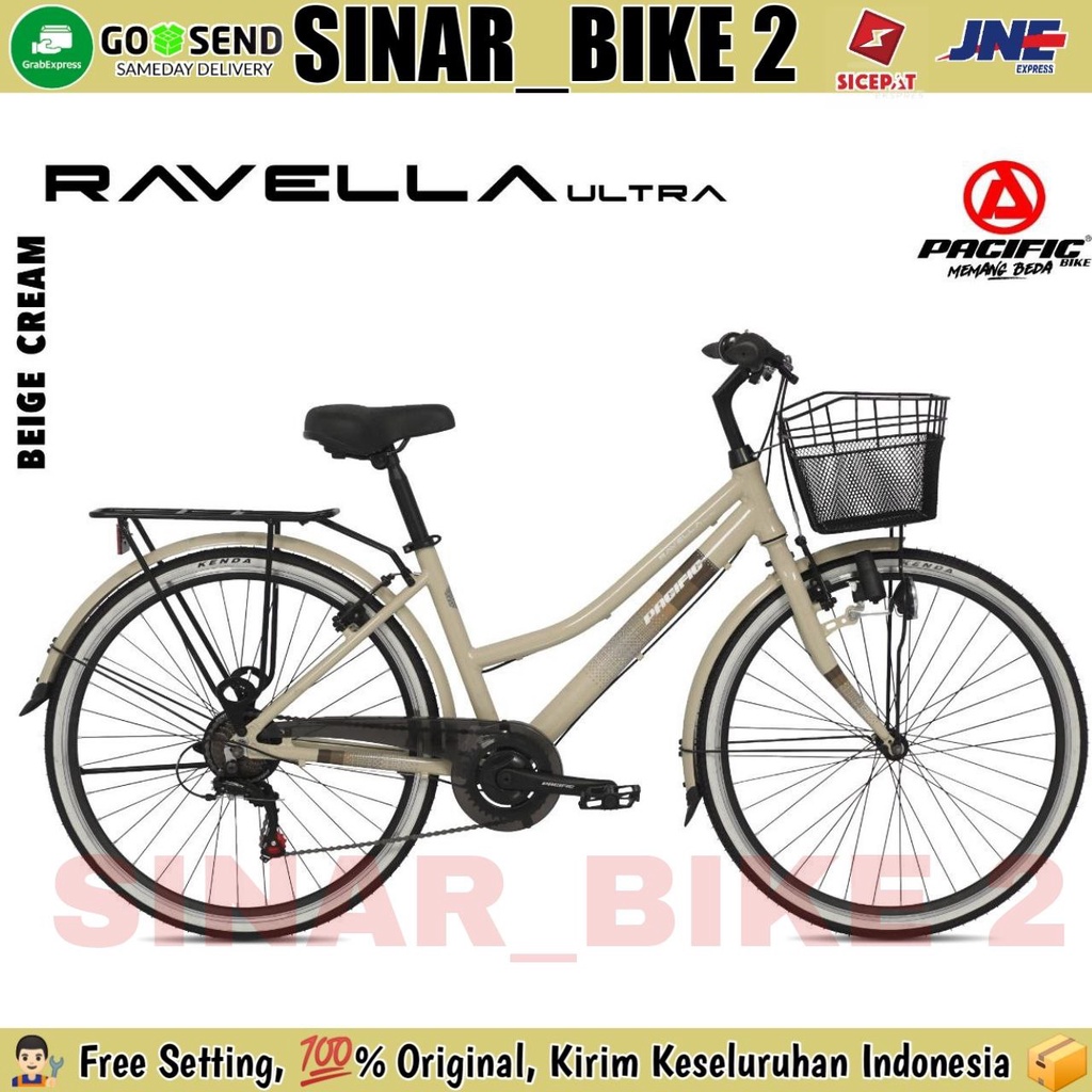 Sepeda Keranjang Dewasa PACIFIC RAVELLA ULTRA 26 Inch 7 Speed