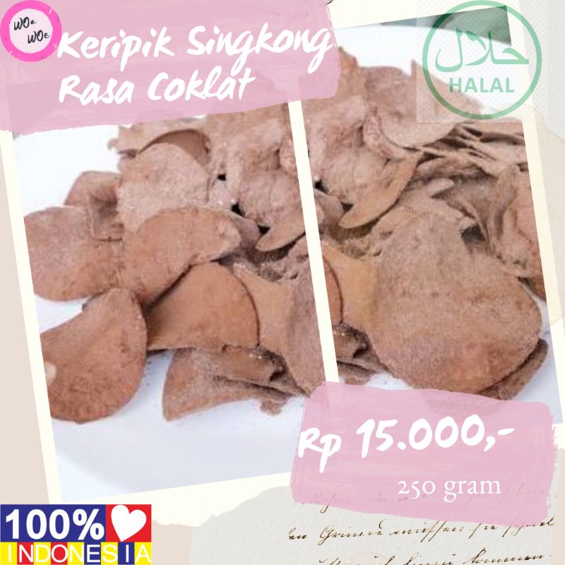

Keripik Singkong Woa Woe Rasa Cokelat Coklat Manis Murah Meriah Cemilan Keripik Lokal Khas Indonesia Oleh Oleh Jakarta Bogor Murah Meriah Snack Kiloan Renyah Gurih Enak Food