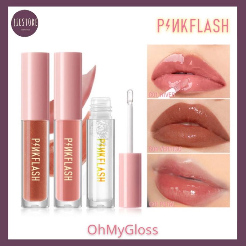 `ღ´ PHINKL `ღ´ Pinkflash Lip gloss pelembab bibir lippie oil