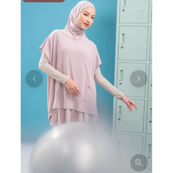 Nspire sport vest hijab blush by local.id
