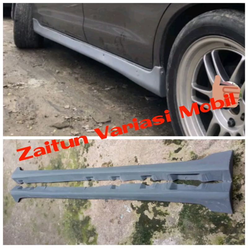 bodykit samping innova / body kit side skirt inova tipe V 2005-2015 fiber