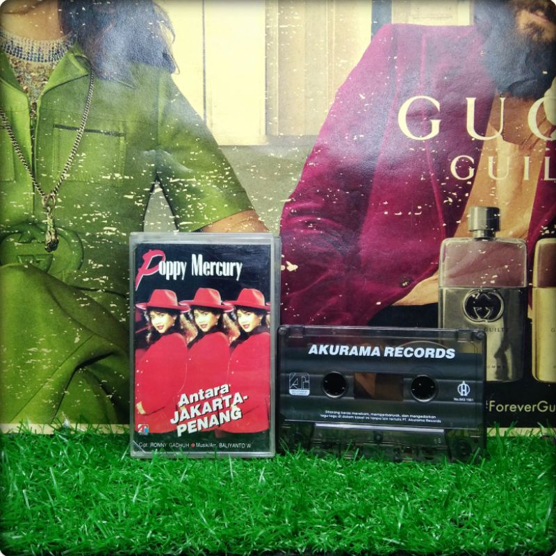 Kaset Pita Original Poppy Mercury / Antara Jakarta - Penang