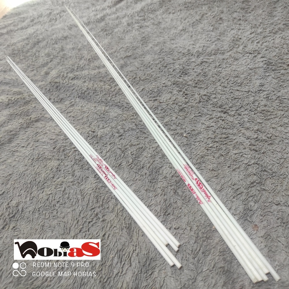 Blank fiber joran pancing udang viber golden lentur 70. 100