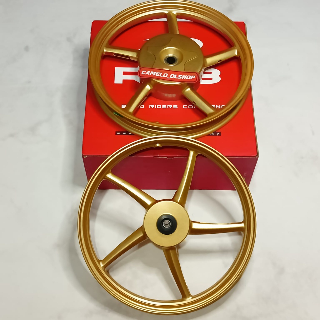 Velg RCB Mio karbu mio sporty mio soul fino karbu nouvo ring 14 Velg RCB SP522 palang 5 gold